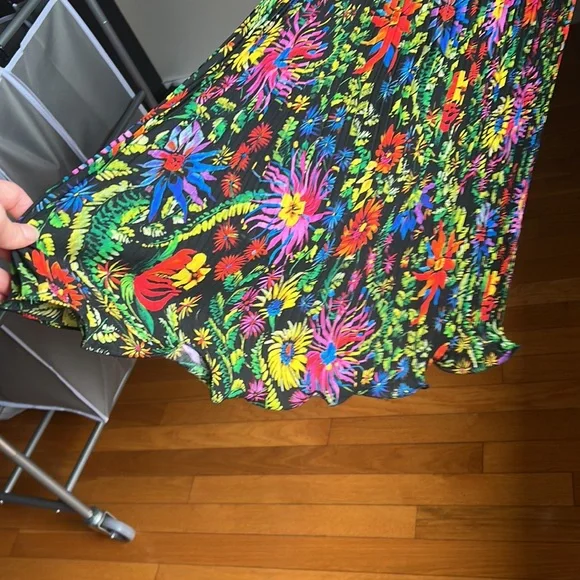 3.1 Phillip Lim floral colorful plisse dress - Picture 10 of 16